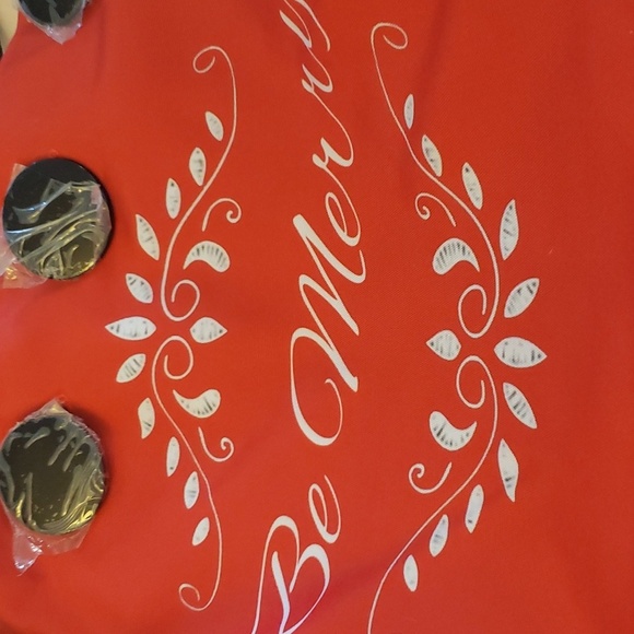 The Manual Woodworkers and Weavers Black Tote Bag with Be Merry Tote Bag Wrap - Picture 6 of 9